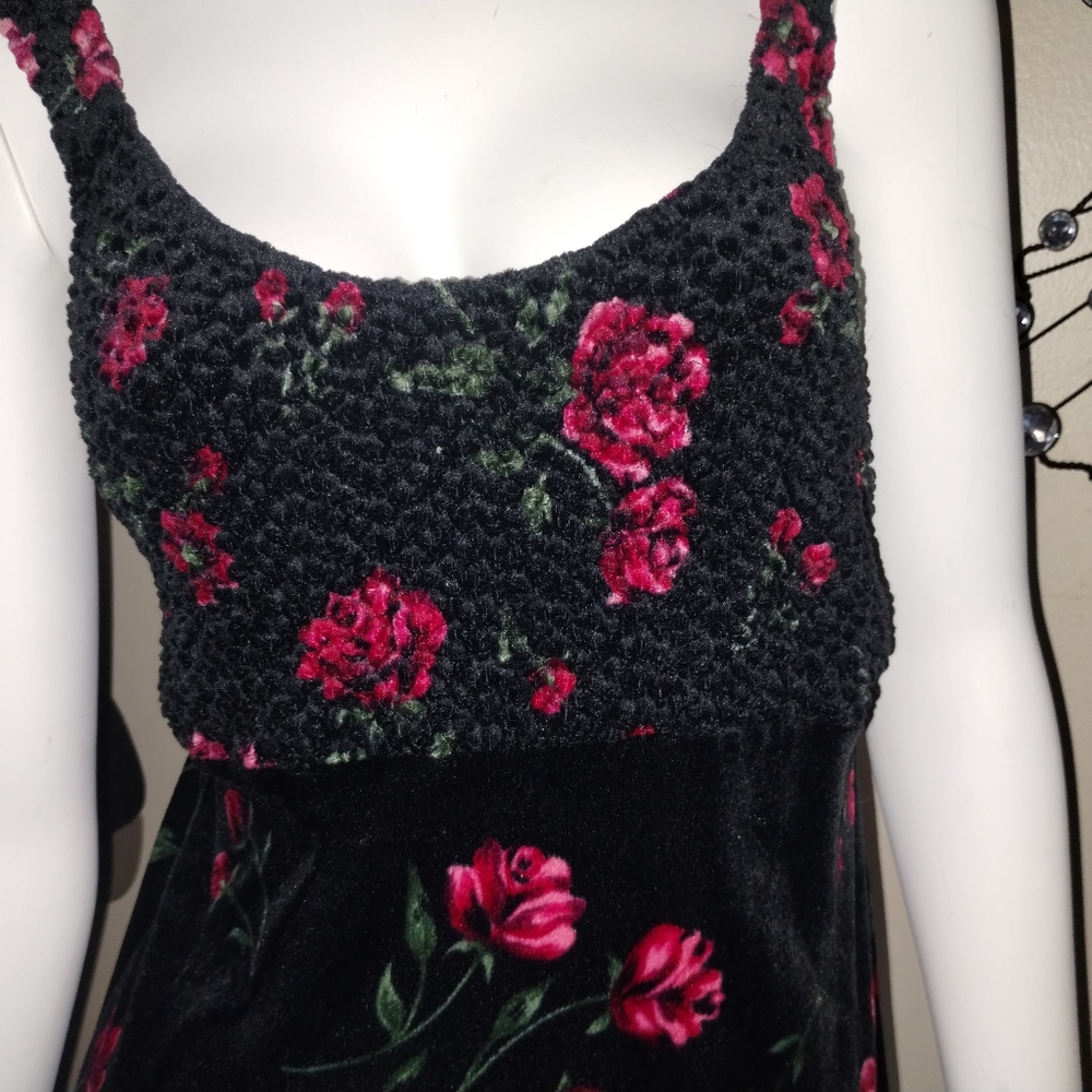 Up Front Velvet Dress